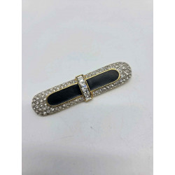 Spilla barretta con strass 