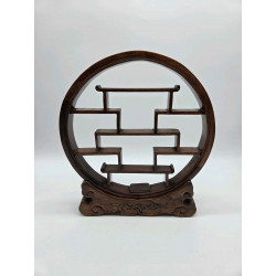 Espositore circolare in legno orientale 