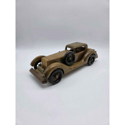 Modellino auto d'epoca in legno