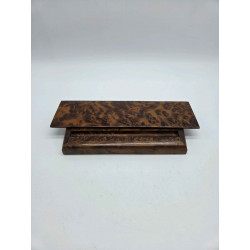 Scatola portapenne vintage in legno