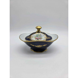 Portabonbon vintage in porcellana Limoges