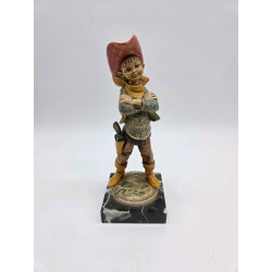 Statuina decorativa giovane cowboy