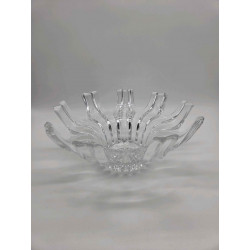 Centrotavola scultoreo vintage in cristallo 
