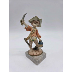 Statuina decorativa bambino pirata Simonetti