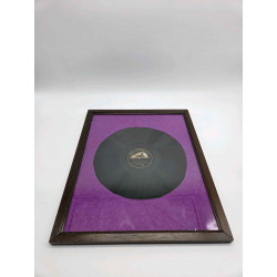 Quadro vintage con vinile 