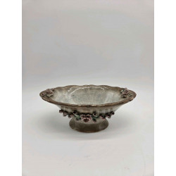 Vaso alzatina vintage in ceramica 